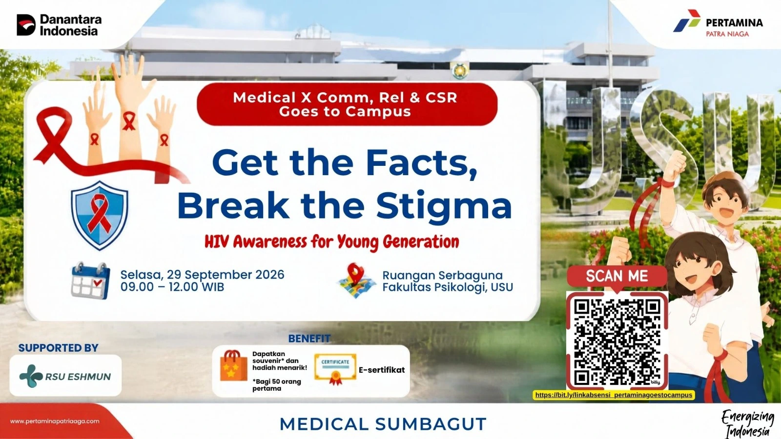 Kegiatan Medical x Commrel & CSR Goes to Campus